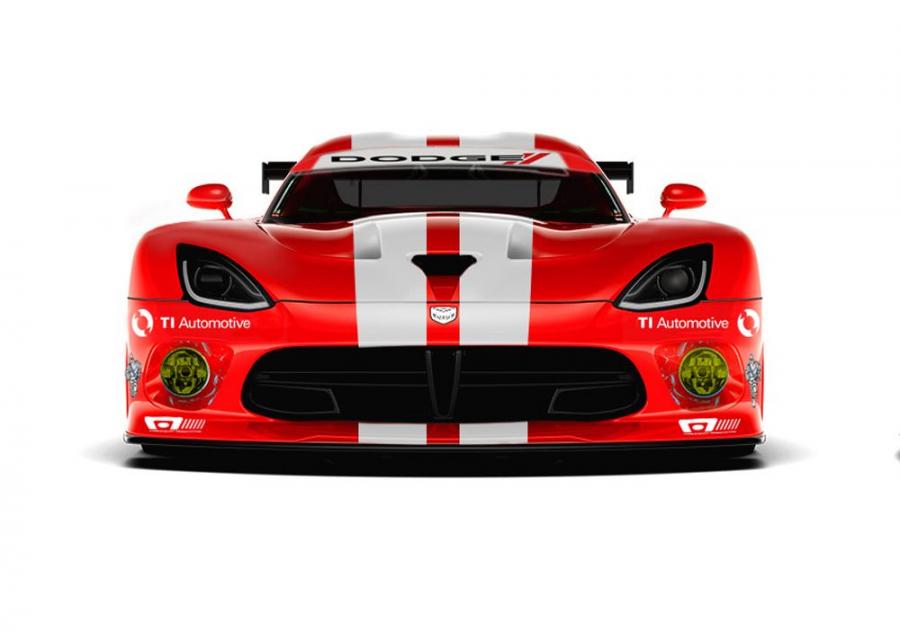 Dodge Viper GTS-R Red and White '2014